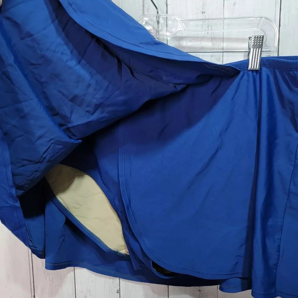 Lane Bryant Swim Cacique Women's Blue Swim Bottom - Picture 5 of 7